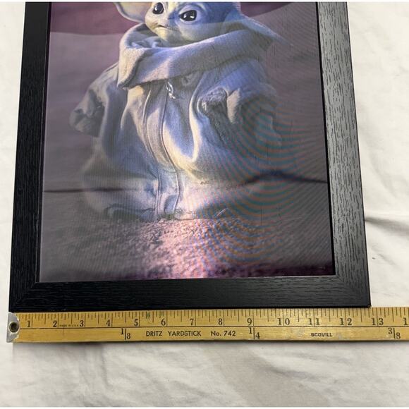 THE MANDALORIAN THE CHILD BABY YODA LENTICULAR ILLUSION PRINT STAR WARS - Picture 8 of 16